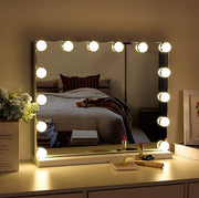 Hollywood Vanity Style LED Makeup Lights Mirror with 3 Color Modes Lights with 10 Dimmable Bulbs (Mirror Not V178-14674