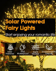200 Waterproof LED Solar Fairy Light Outdoor with 8 Lighting Modes for Home,Garden and Decoration V178-14698