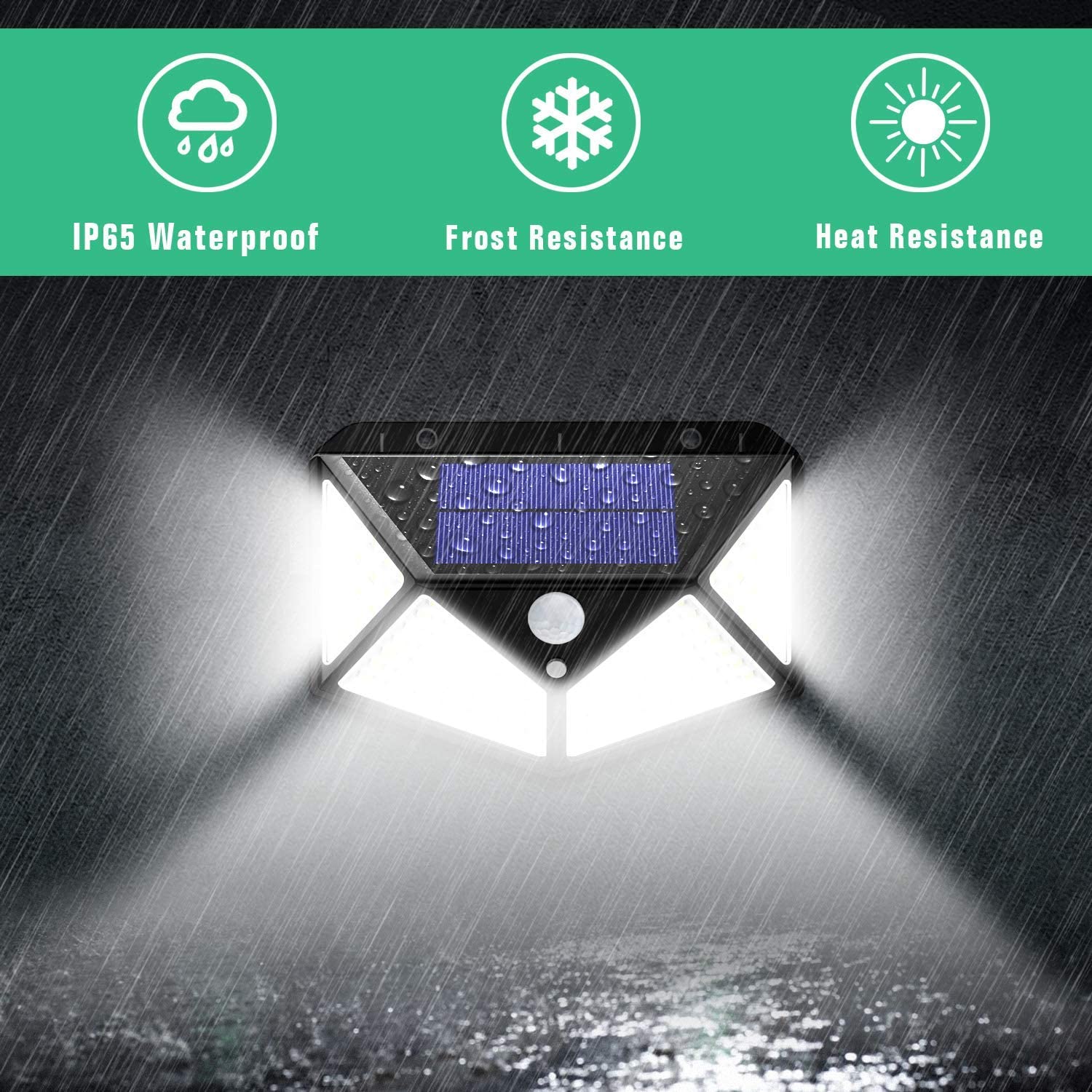 100 Waterproof LED Solar Fairy Light Outdoor with 8 Lighting Modes for Home,Garden and Decoration (4 pack) V178-14704
