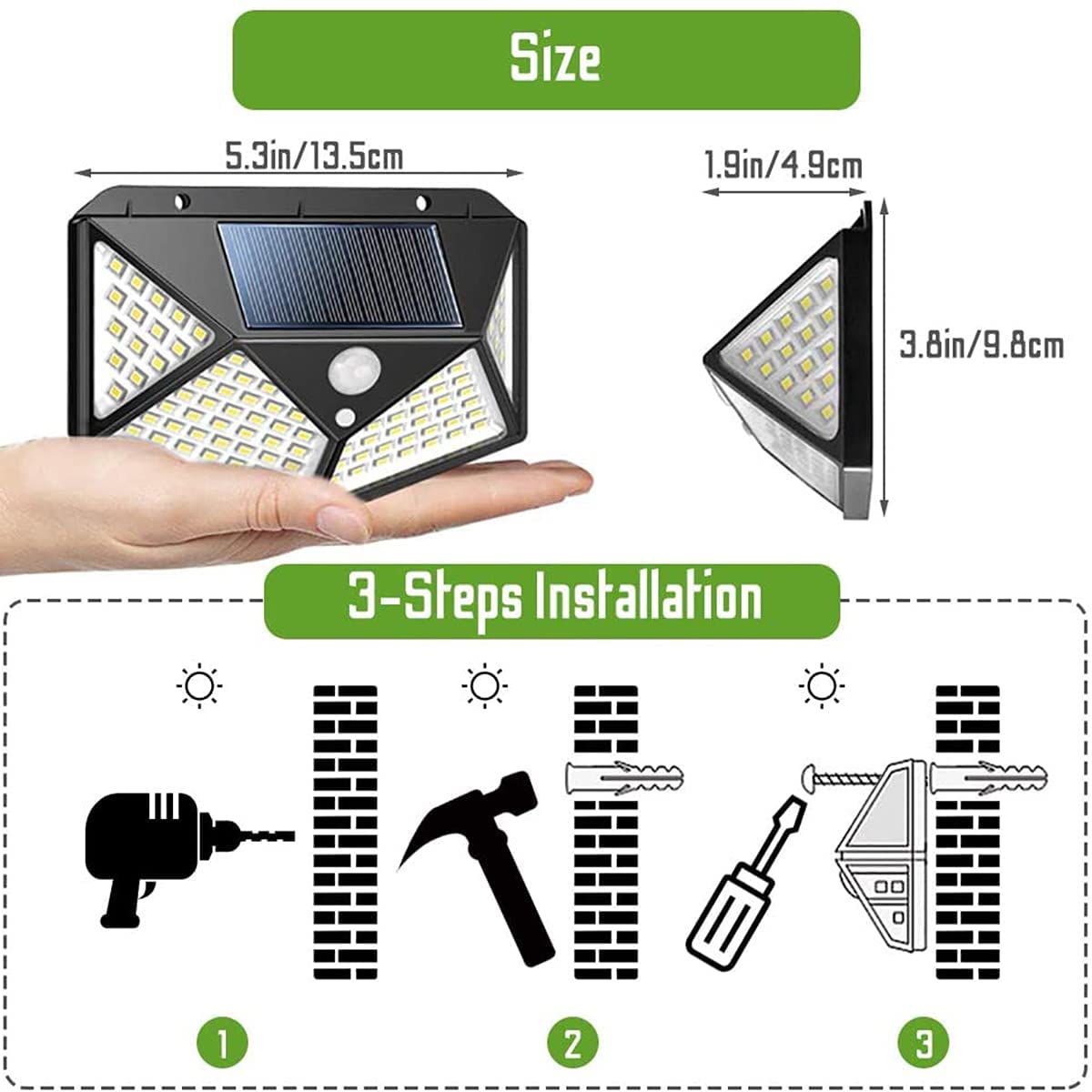 100 Waterproof LED Solar Fairy Light Outdoor with 8 Lighting Modes for Home,Garden and Decoration (4 pack) V178-14704
