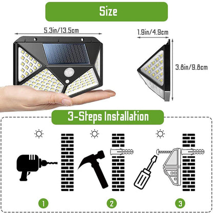 100 Waterproof LED Solar Fairy Light Outdoor with 8 Lighting Modes for Home,Garden and Decoration (4 pack) V178-14704