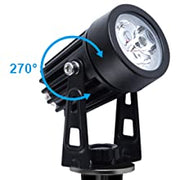3 x LED Spotlights Powered Solar Garden Lights Outdoor Waterproof (Warm White) V178-14711