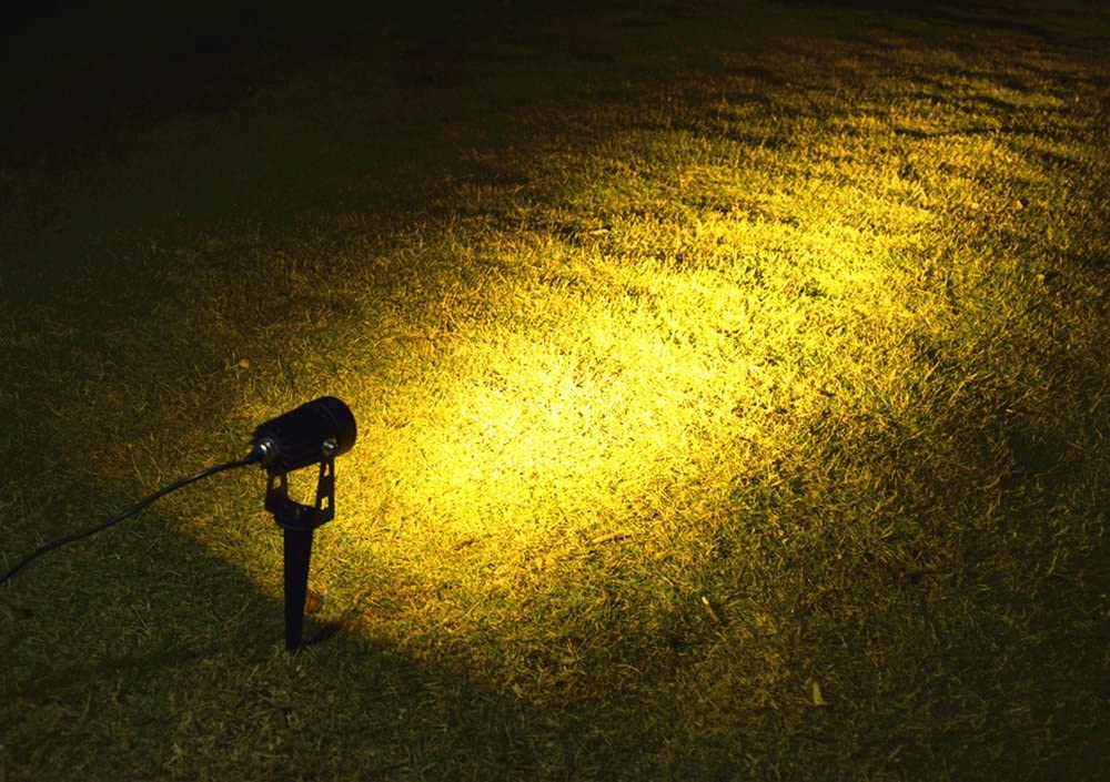 3 x LED Spotlights Powered Solar Garden Lights Outdoor Waterproof (Warm White) V178-14711