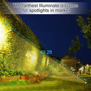 3 x LED Spotlights Powered Solar Garden Lights Outdoor Waterproof (Warm White) V178-14711