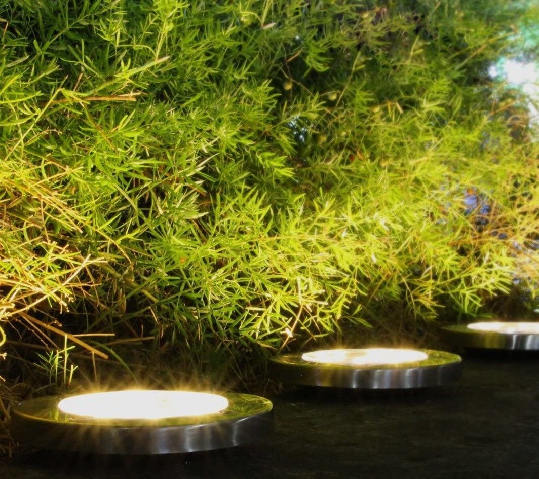 8 Pack LED Solar Pathway Lights Outdoor Solar Ground Lights (Warm White) V178-14728