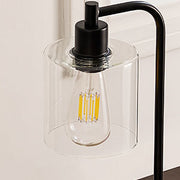 2x Pack Industrial Table Lamp with 2 USB Port for Bedside Nightstand Desk and Living Room Office (Bulb not V178-14759