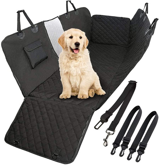 Waterproof Dog Seat Cover with View Mesh and Scratch Prevent Antislip for Trucks ,Cars and SUV V178-14896
