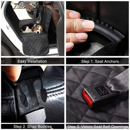 Waterproof Dog Seat Cover with View Mesh and Scratch Prevent Antislip for Trucks ,Cars and SUV V178-14896