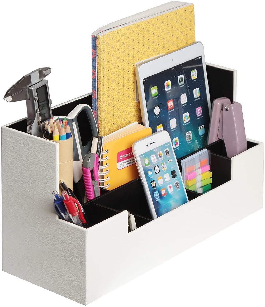 Desk Supplies Office Organizer Caddy (White) V178-15086