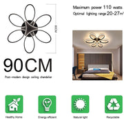 Modern LED Chandelier Light Fixture (90 cm) V178-20531