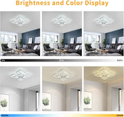 Modern LED Ceiling Light Dimmable with Remote Control V178-21281