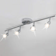 Modern 4 Light Track Lighting Kit LED (Chrome) V178-23361