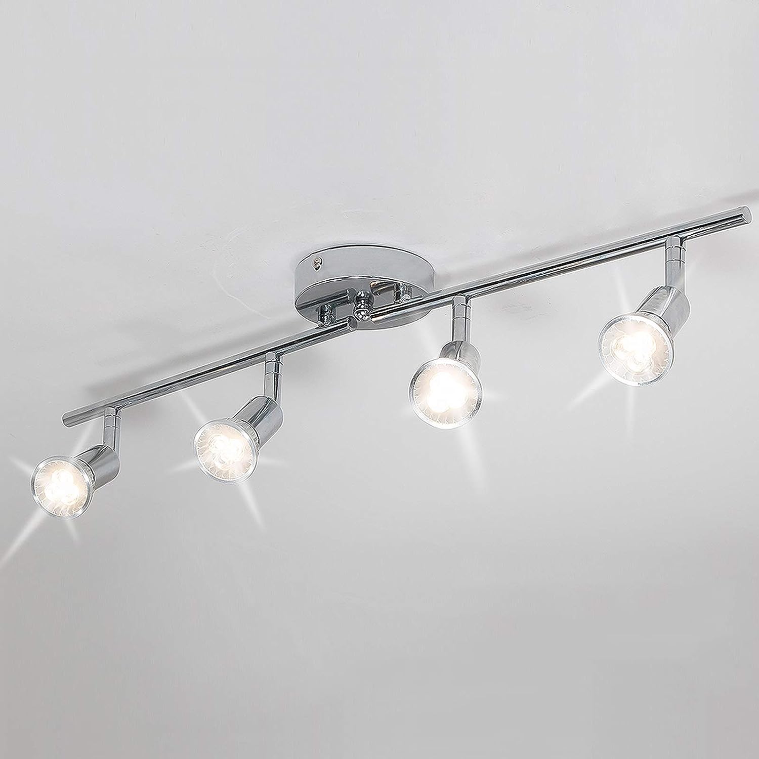 Modern 4 Light Track Lighting Kit LED (Chrome) V178-23361
