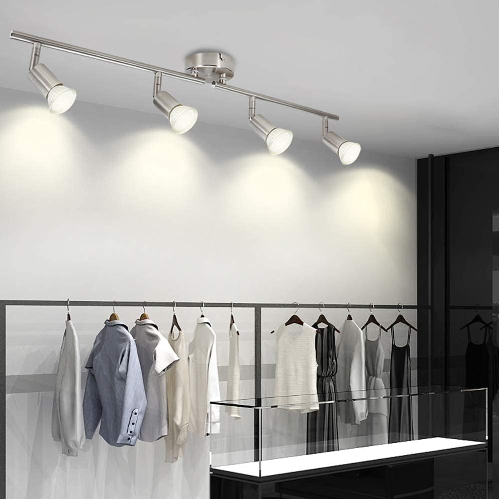 Modern 4 Light Track Lighting Kit LED (Chrome) V178-23361