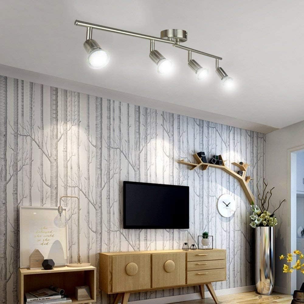 Modern 4 Light Track Lighting Kit LED (Chrome) V178-23361