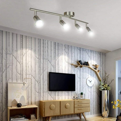 Modern 4 Light Track Lighting Kit LED (Chrome) V178-23361