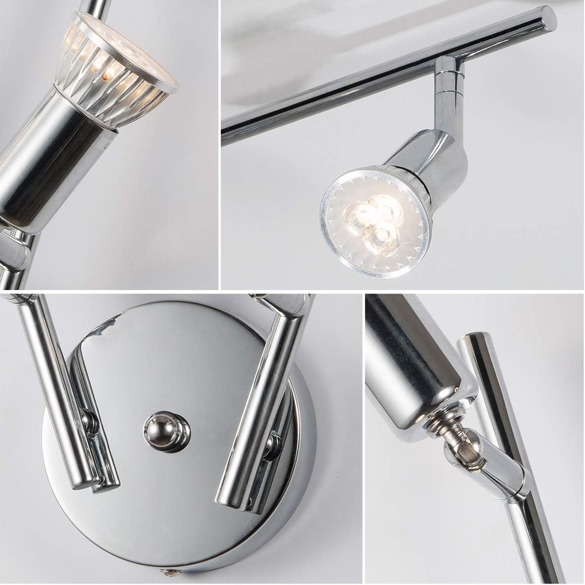 Modern 4 Light Track Lighting Kit LED (Chrome) V178-23361