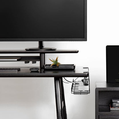 2 pack Under Desk Cable Management Tray, Black V178-23681