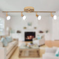 Modern 4-Light Track Lighting Kit LED (Gold) V178-33057