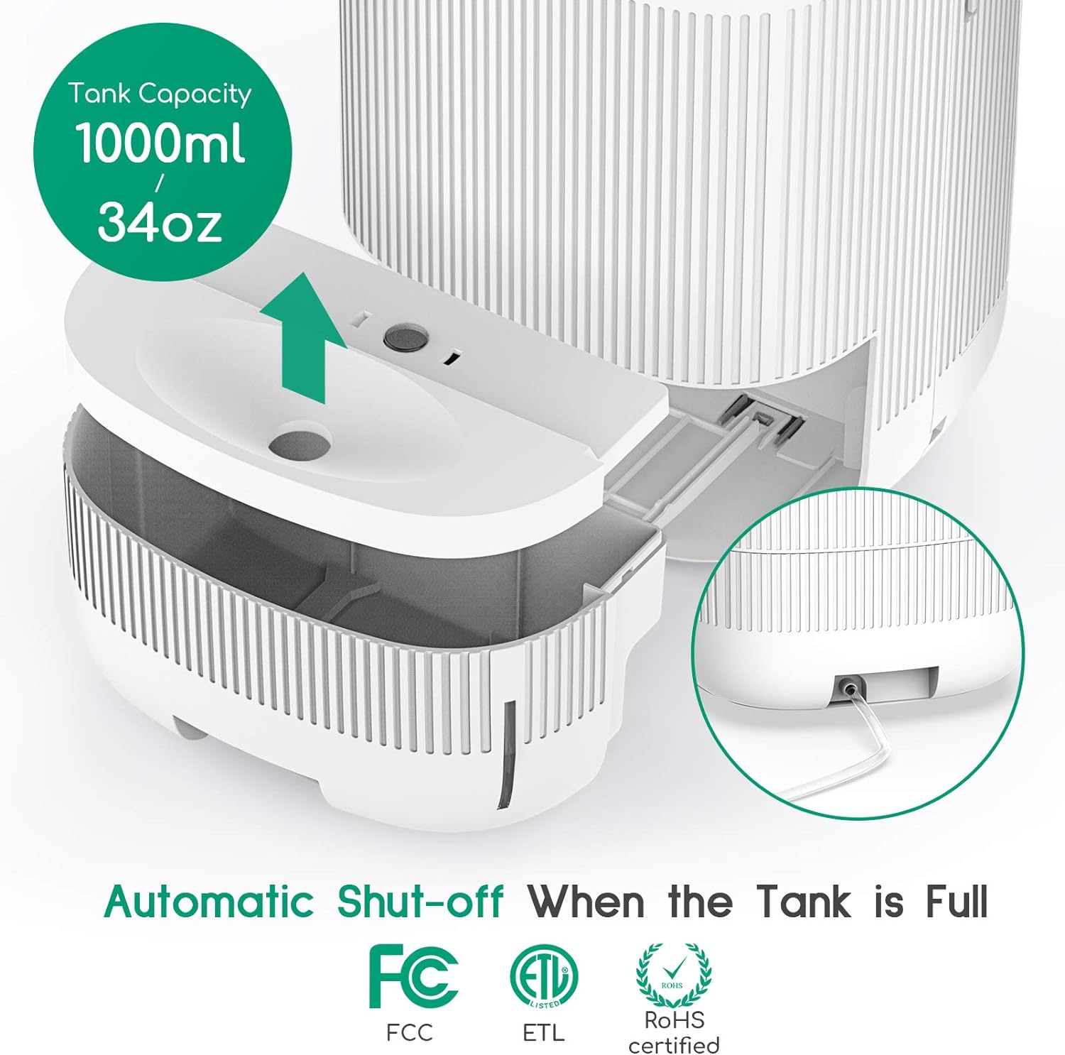 Air Purifier Dehumidifier Q10 HEPA Filter V178-33358