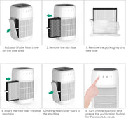 Air Purifier Dehumidifier Q10 HEPA Filter V178-33358
