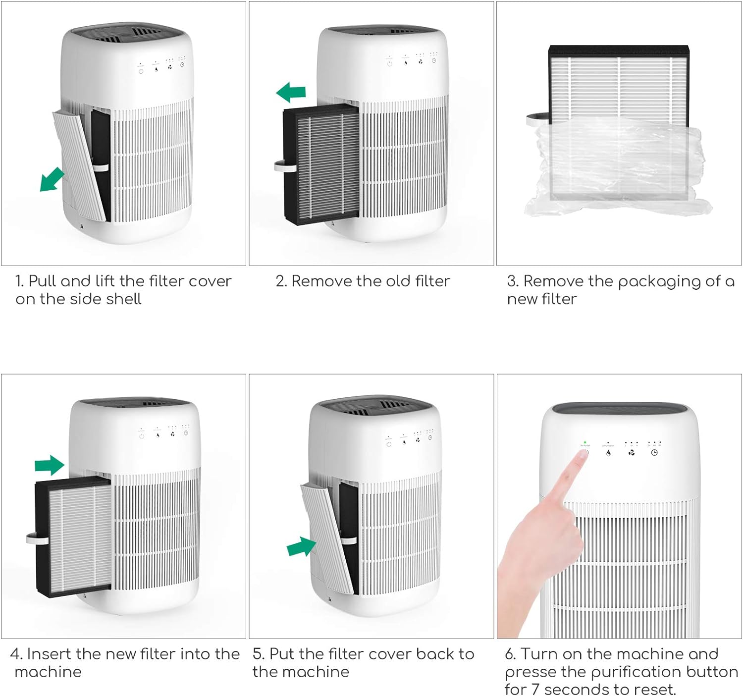 Air Purifier Dehumidifier Q10 HEPA Filter V178-33358