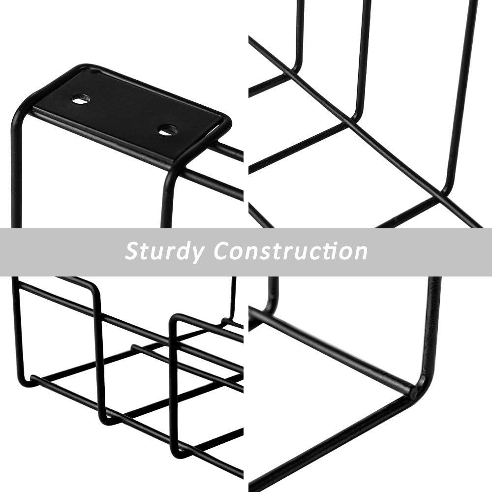 2 Pack Under Desk Cable Management Tray, Black V178-34363