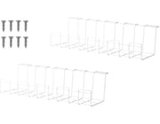 2 Pack Under Desk Cable Management Tray, White V178-34434