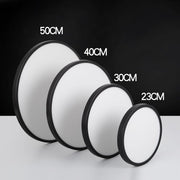 LED Ceiling Light Fixture, Natural Light, 28W 4500K ,Black V178-35367