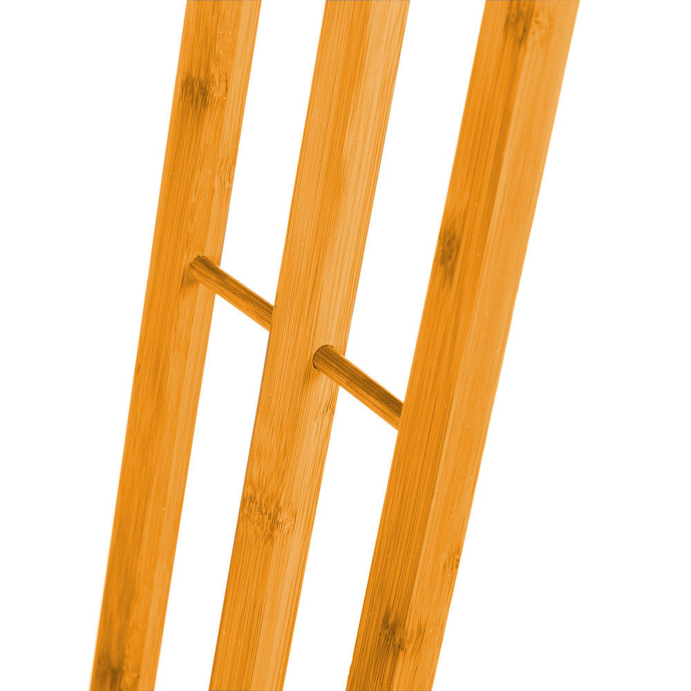 CARLA HOME Bamboo Towel Bar Holder Rack 3-Tier Free Standing for Bathroom. Towel Racks. Towel Rail Bathroom V178-36011