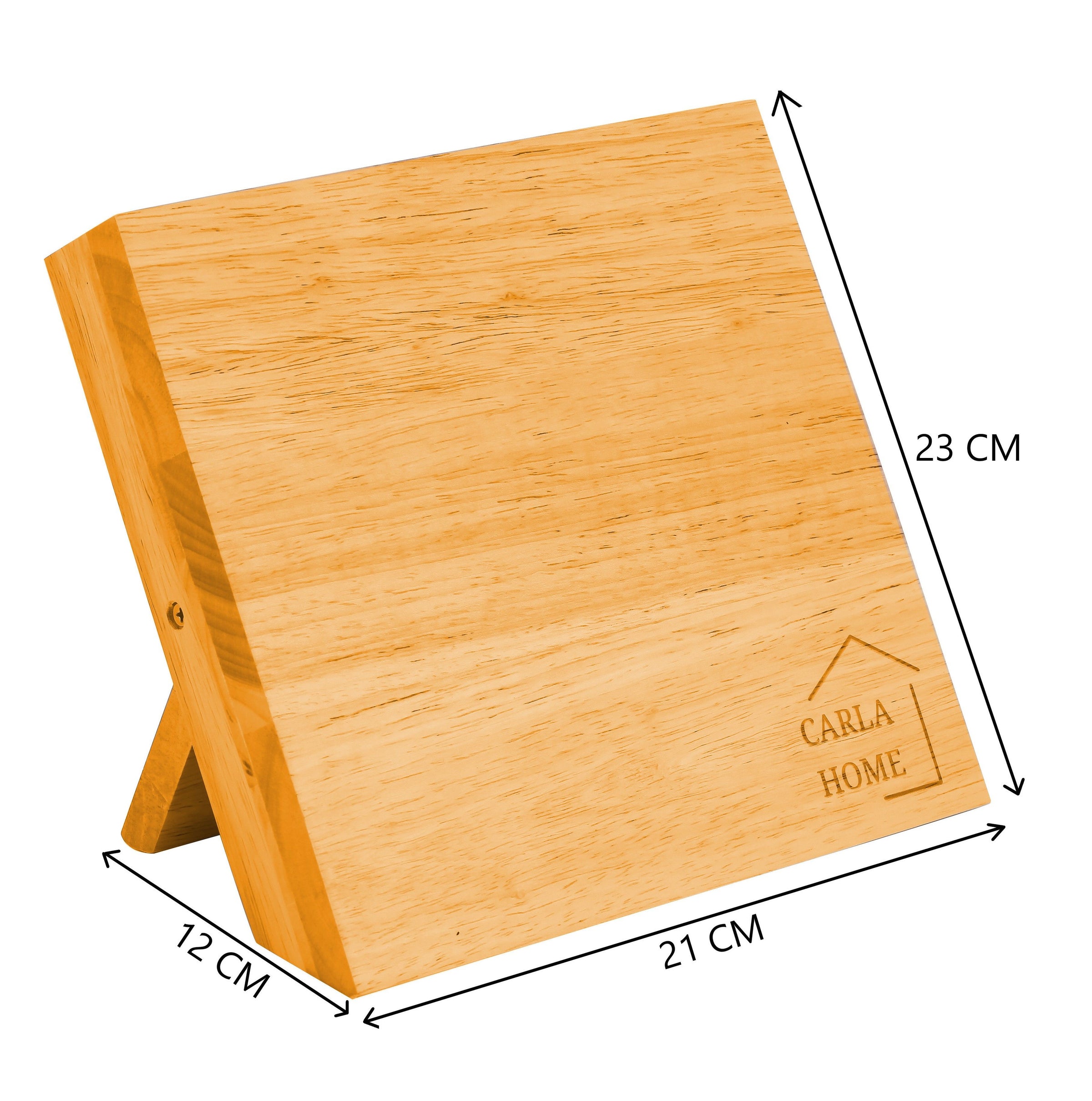 Natural Bamboo Magnetic Knife Block Holder with Strong Magnets for Home Kitchen Storage & Organisation V178-36017
