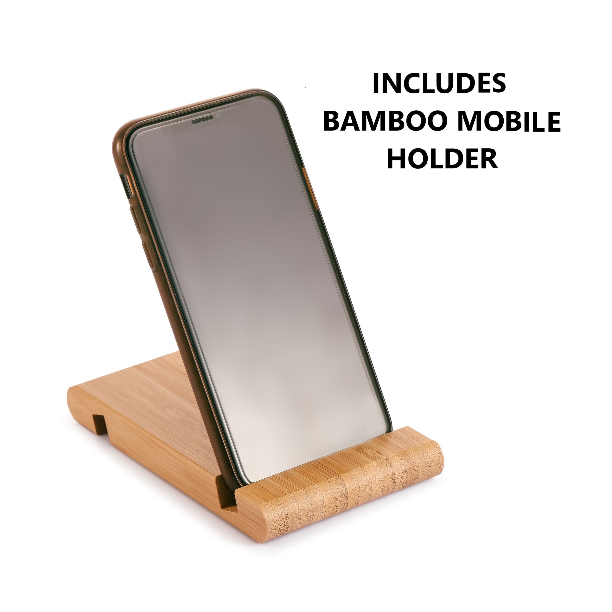 3 Pieces Bamboo Cutting Board with Juice Groove and Mobile Holder included for Home Kitchen V178-36019