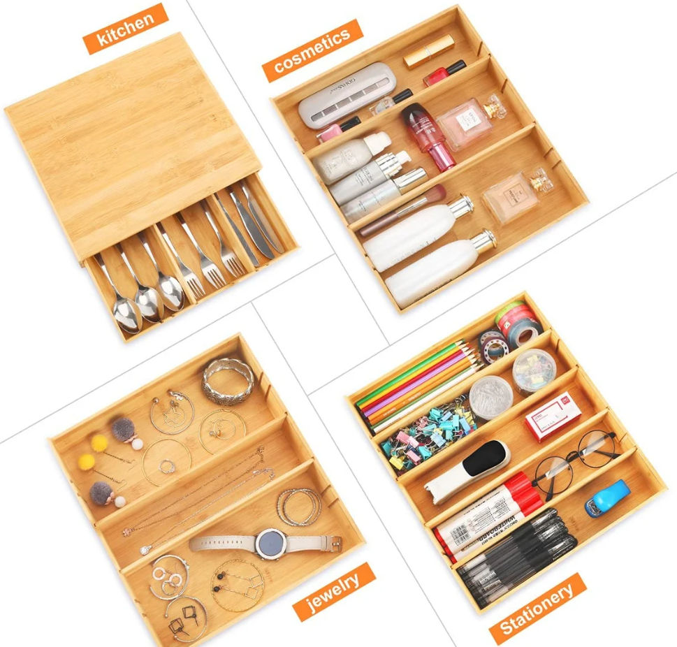 Bamboo K-Cup Coffee Pod Holder Storage Organizer for Kitchen, Jewelry and Cosmetic V178-36020