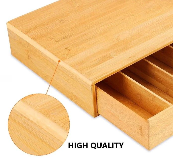 Bamboo K-Cup Coffee Pod Holder Storage Organizer for Kitchen, Jewelry and Cosmetic V178-36020