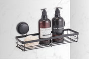 2 Pack Rectangular Corner Shower Caddy Shelf Basket Rack with Premium Vacuum Suction Cup No-Drilling for V178-36028