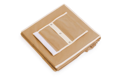 5 Tier Shelf Hanging Closet Organizer and Storage for Clothes (Beige) V178-36031