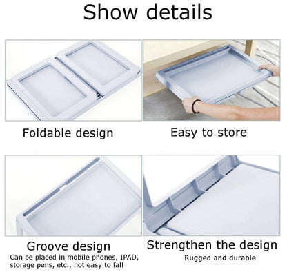 Multifunction Laptop Bed Desk with foldable legs for Home Office (Blue) V178-36038
