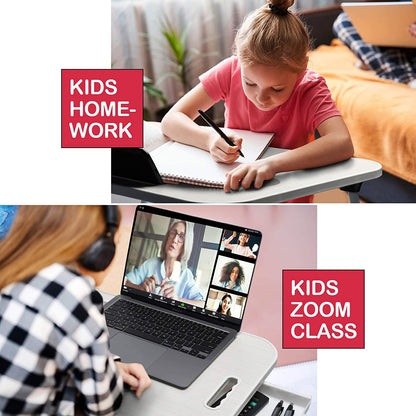 Laptop Bed Desk with Storage and foldable legs for Adults, Kids & Home Office V178-36042