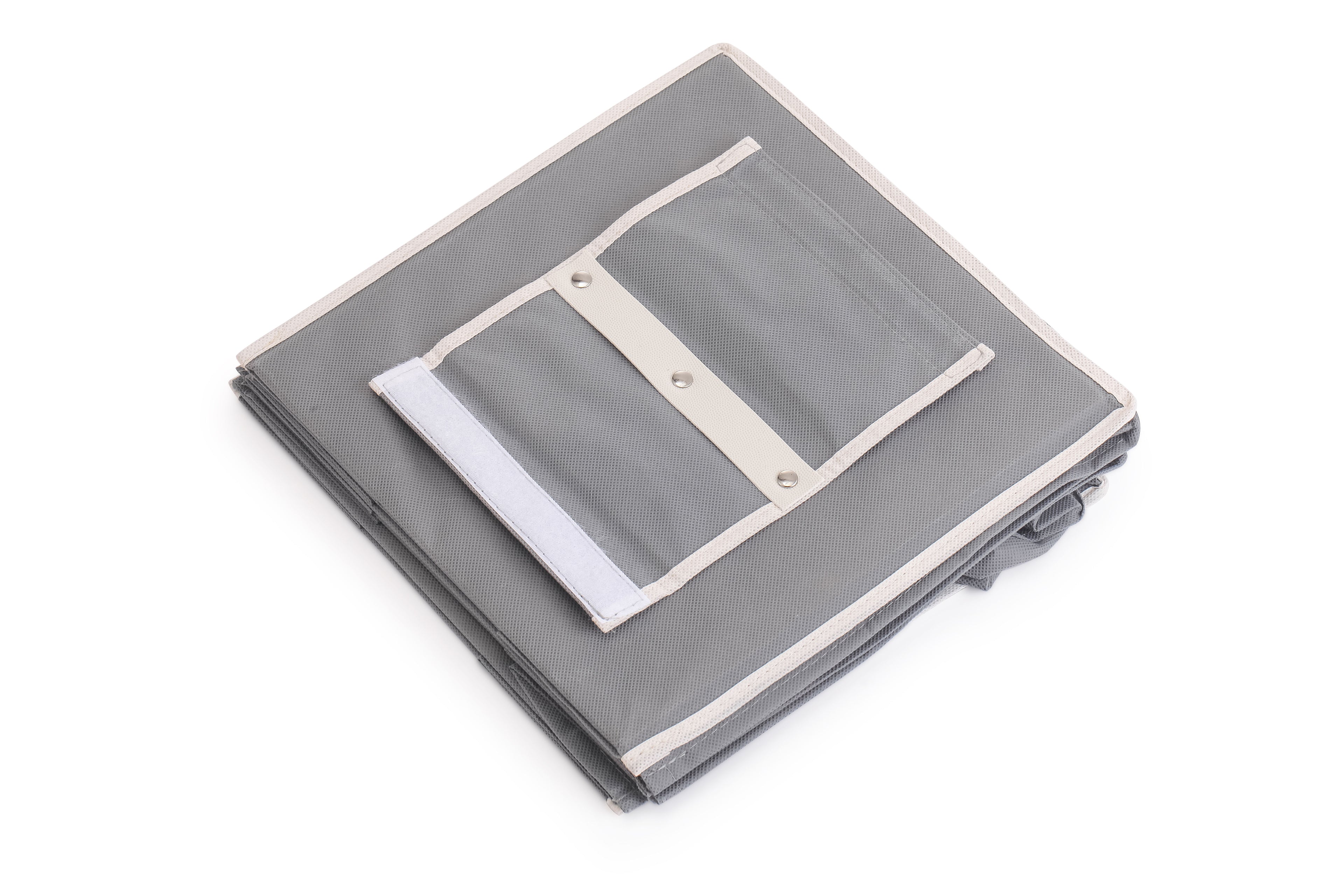 2 Pack 5-Tier Shelf Hanging Closet Organizer and Storage for Clothes (Grey) V178-36047