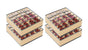 Set of 4 Fabric Drawer Organizer Divider Storage Boxes for Storing Socks, Underwear, Ties, Scarves (Beige) V178-36052