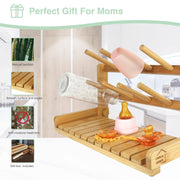 CARLA HOME Portable Bamboo Baby Bottle Drying Rack V178-36072