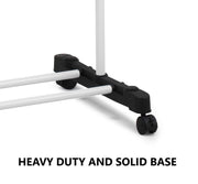 CARLA HOME Folding 3 Tier Clothes Laundry Drying Rack with Stainless Steel Tubes for Indoor & Outdoor Home V178-36074