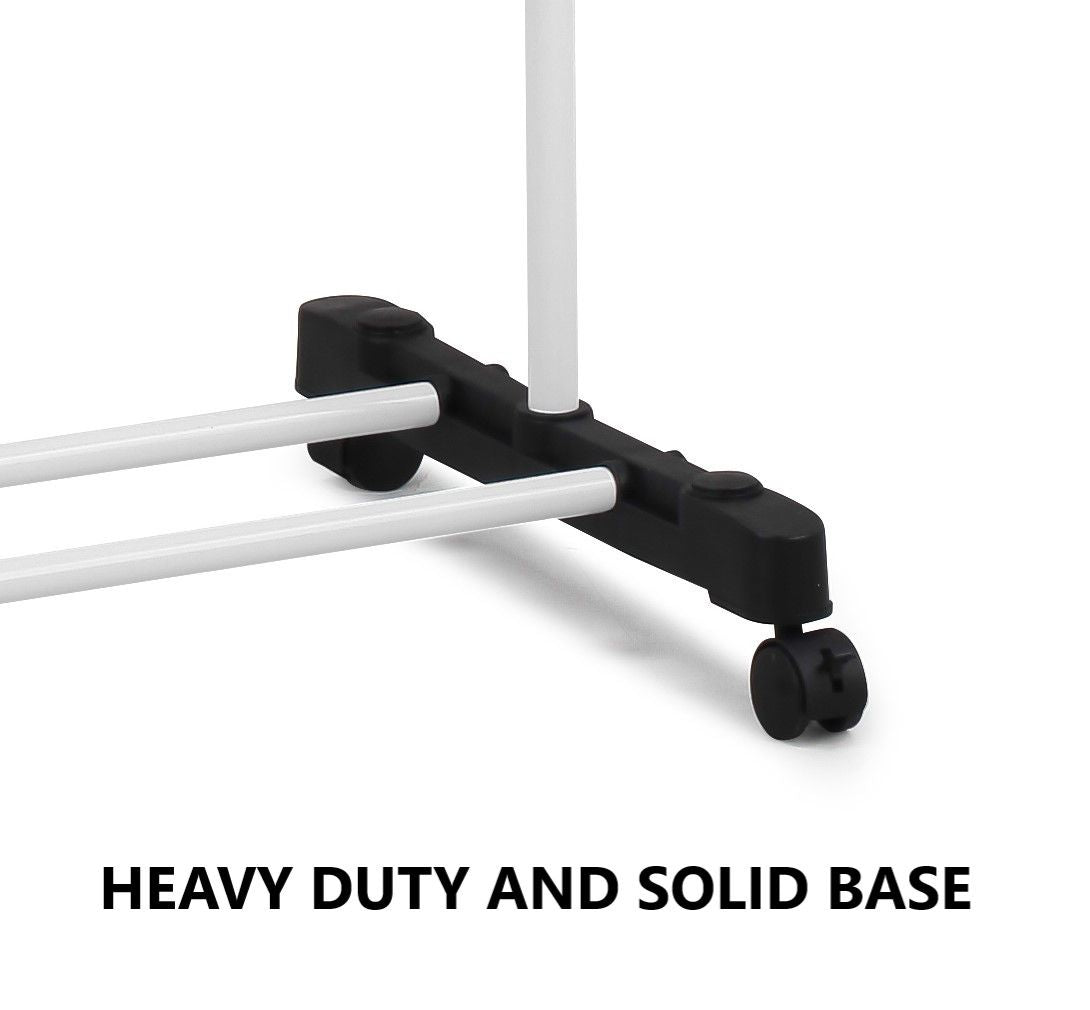 CARLA HOME Folding 3 Tier Clothes Laundry Drying Rack with Stainless Steel Tubes for Indoor & Outdoor Home V178-36074