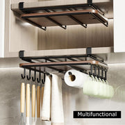 Multifunctional Under Cabinet Cutting Board Metal Holder Organiser V178-36075