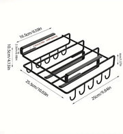 Multifunctional Under Cabinet Cutting Board Metal Holder Organiser V178-36075