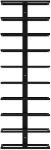 Metal Wall Mount Wine Rack for Wine Bottles, Liquor, Champagne (Holds 10 Bottles) V178-36098