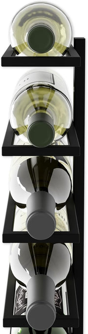 Metal Wall Mount Wine Rack for Wine Bottles, Liquor, Champagne (Holds 10 Bottles) V178-36098