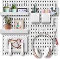 Pegboard Combination Kit with 4 Pegboards and 18 Accessories Modular Hanging for Wall Organiser V178-36101