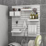 Pegboard Combination Kit with 4 Pegboards and 18 Accessories Modular Hanging for Wall Organiser V178-36101