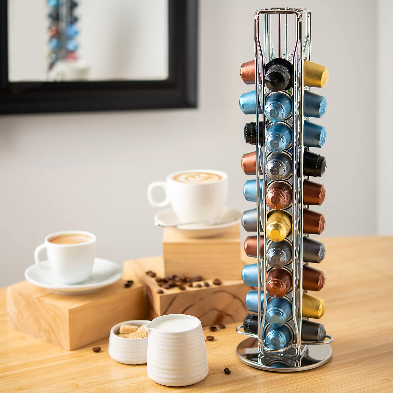 Coffee Pods Holder Storage Compatible with 40 Nespresso Pods V178-36114